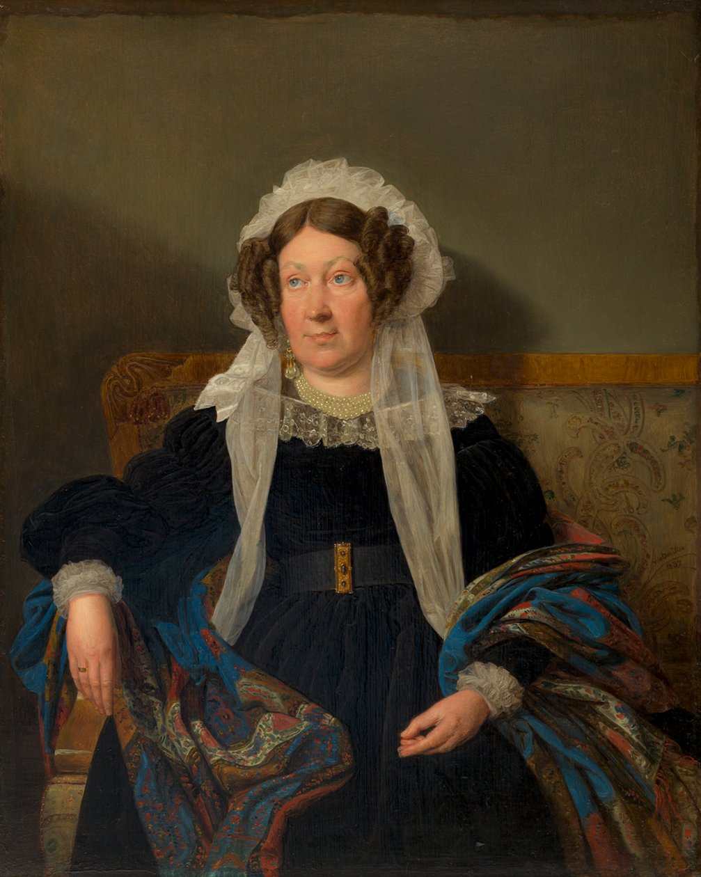 Josefine Schwartz von Mohrenstern, nascida viscondessa Goupy de Quabeck de Ferdinand Georg Waldmüller