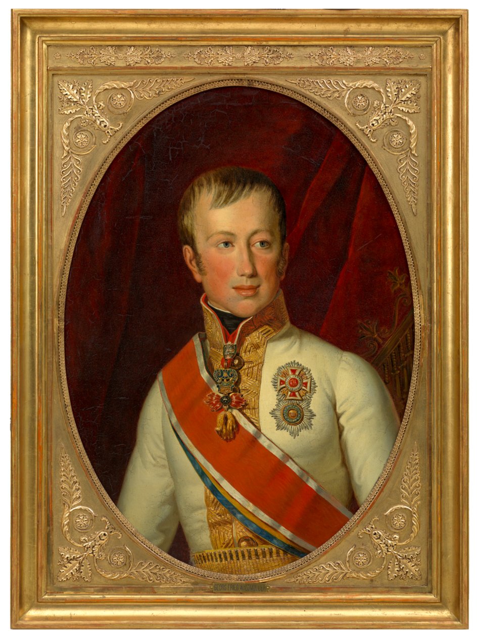 O Imperador Fernando I enquanto príncipe herdeiro de Ferdinand Georg Waldmüller