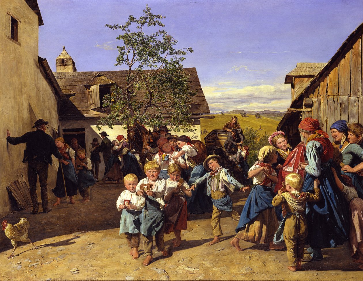 Regresso da feira paroquial de Ferdinand Georg Waldmüller