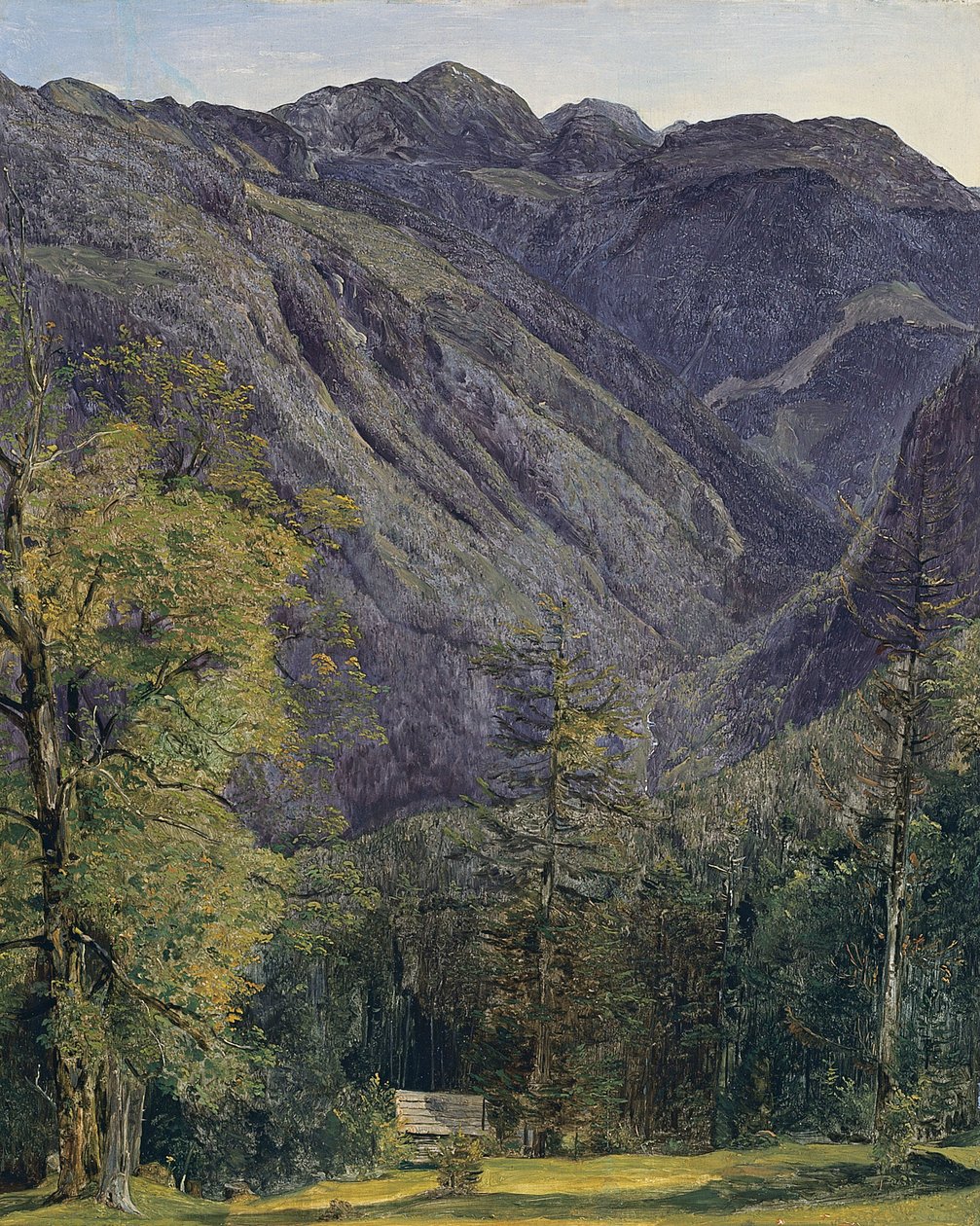 O Schönberg visto de Hoisernradalpe de Ferdinand Georg Waldmuller