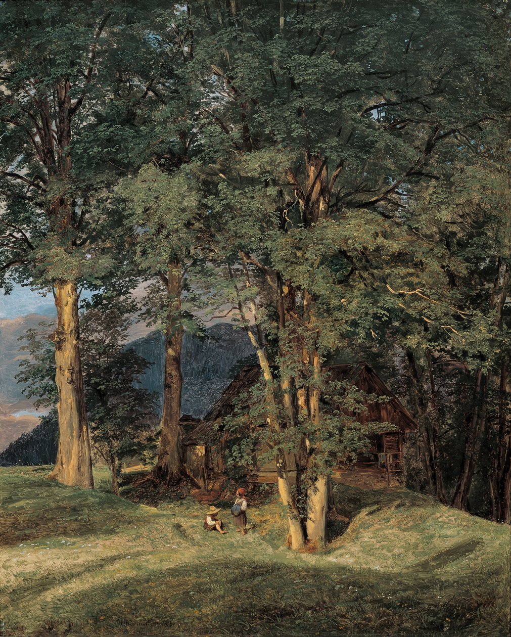 Áceres perto de Ischl de Ferdinand Georg Waldmuller