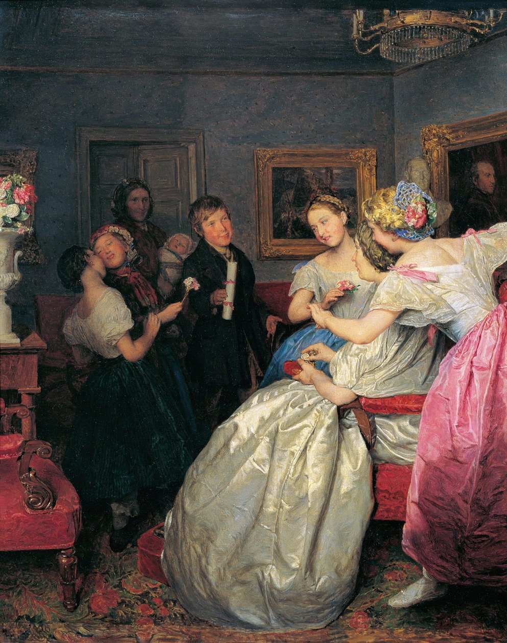 Arma Gratulanten de Ferdinand Georg Waldmuller