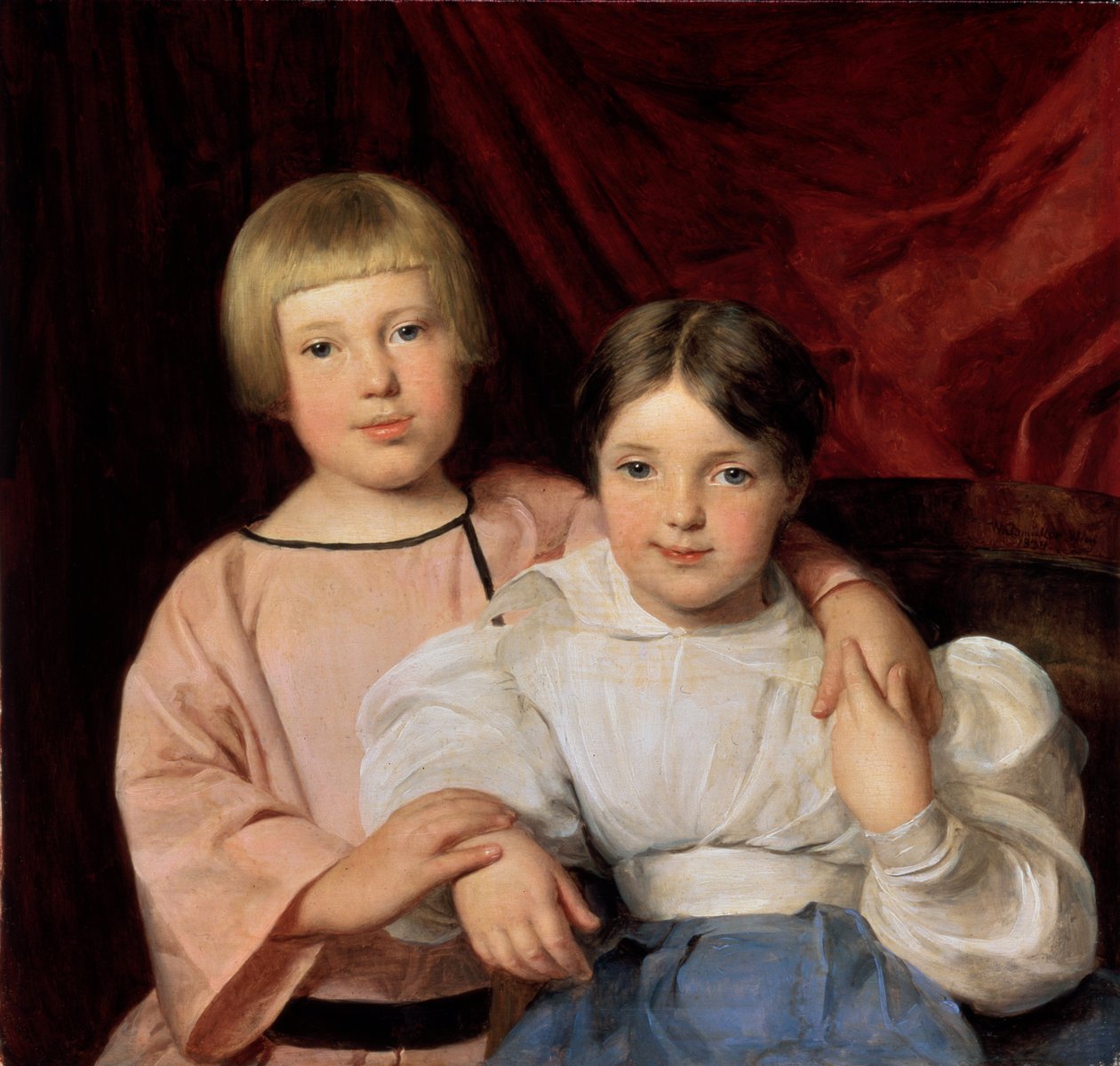Filhos, 1834. Ferdinand Georg 1793-1865 de Ferdinand Georg Waldmuller