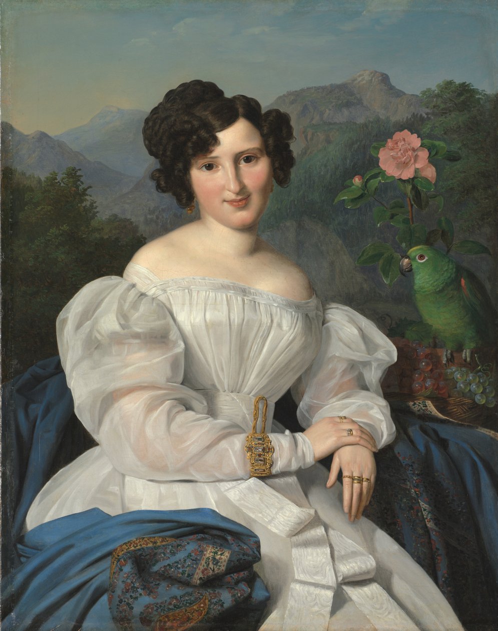 Condessa Széchenyi, 1828 de Ferdinand Georg Waldmuller