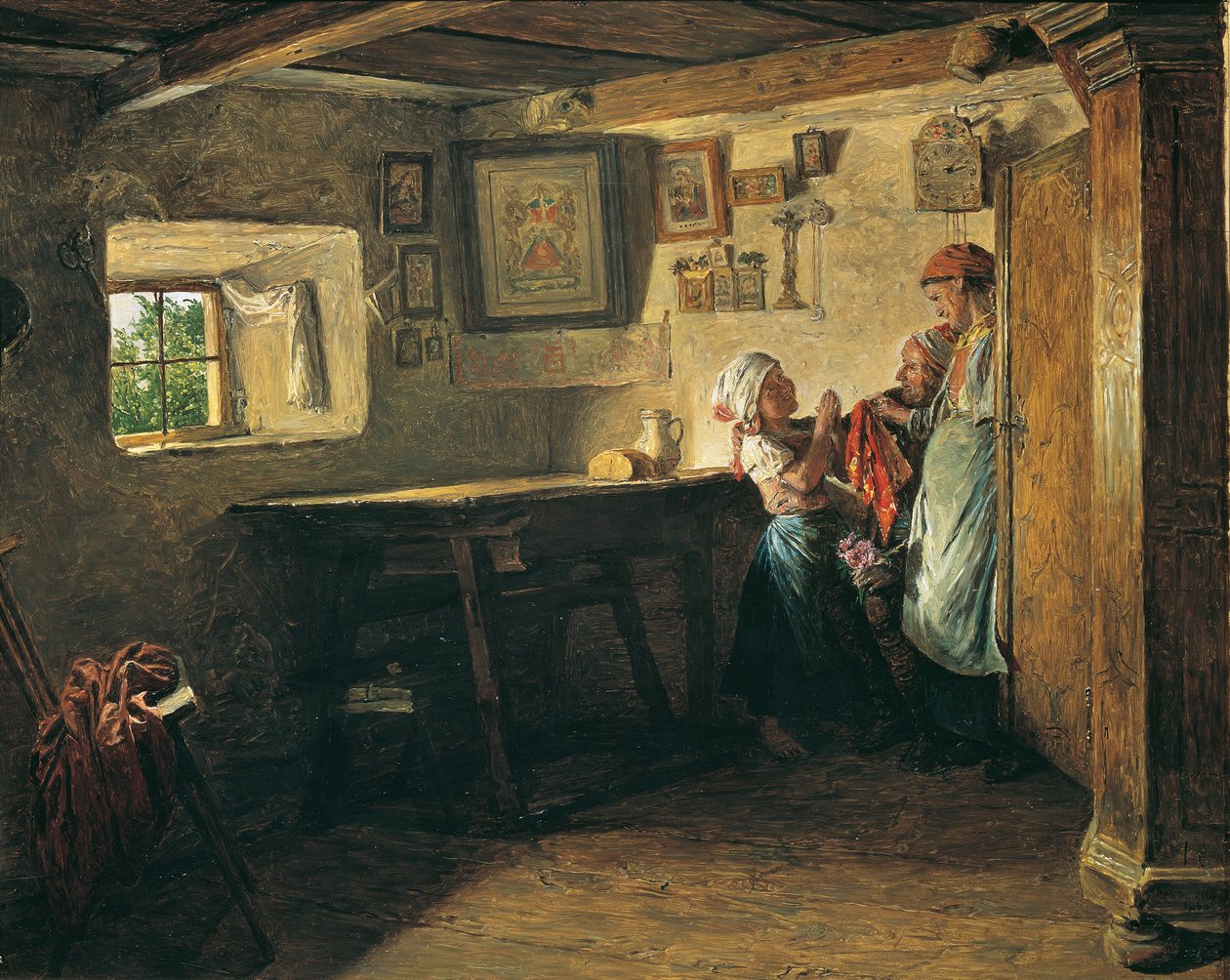 A caixa velha de Ferdinand Georg Waldmuller