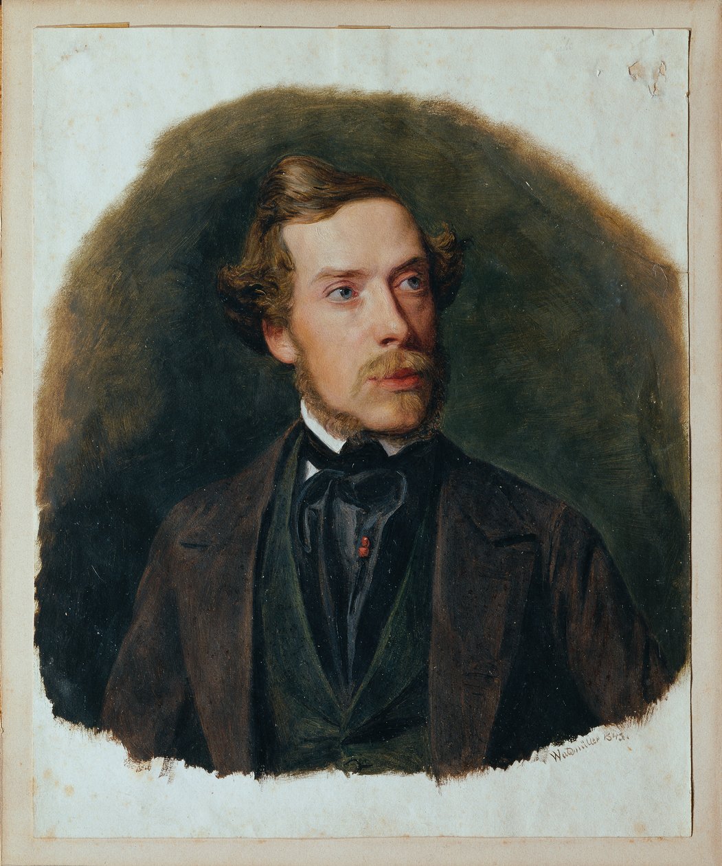 Gustav Barth, Choirmaster da Vienna Male Choral Society de Ferdinand Georg Waldmuller