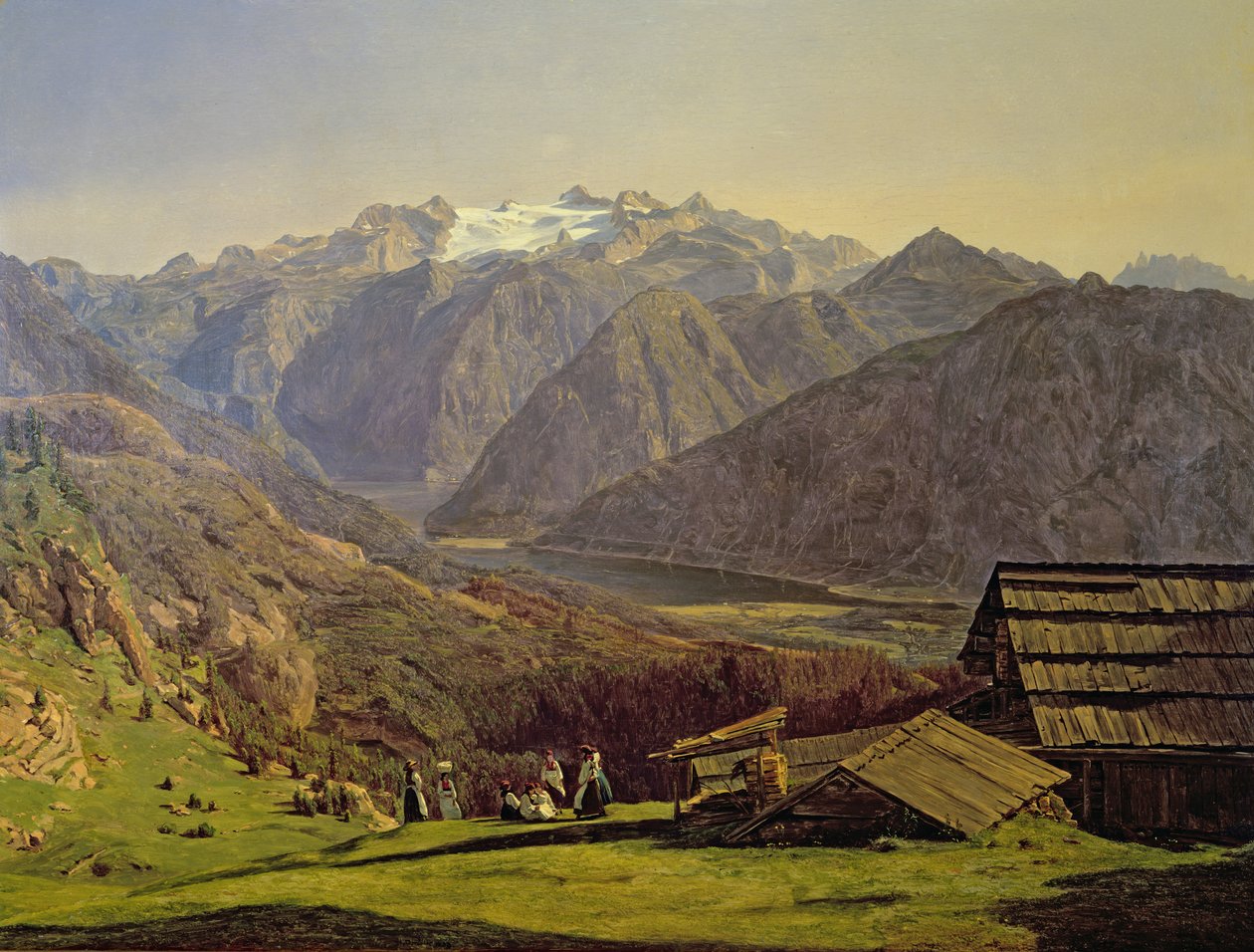 Hallstatter-See de Ferdinand Georg Waldmuller