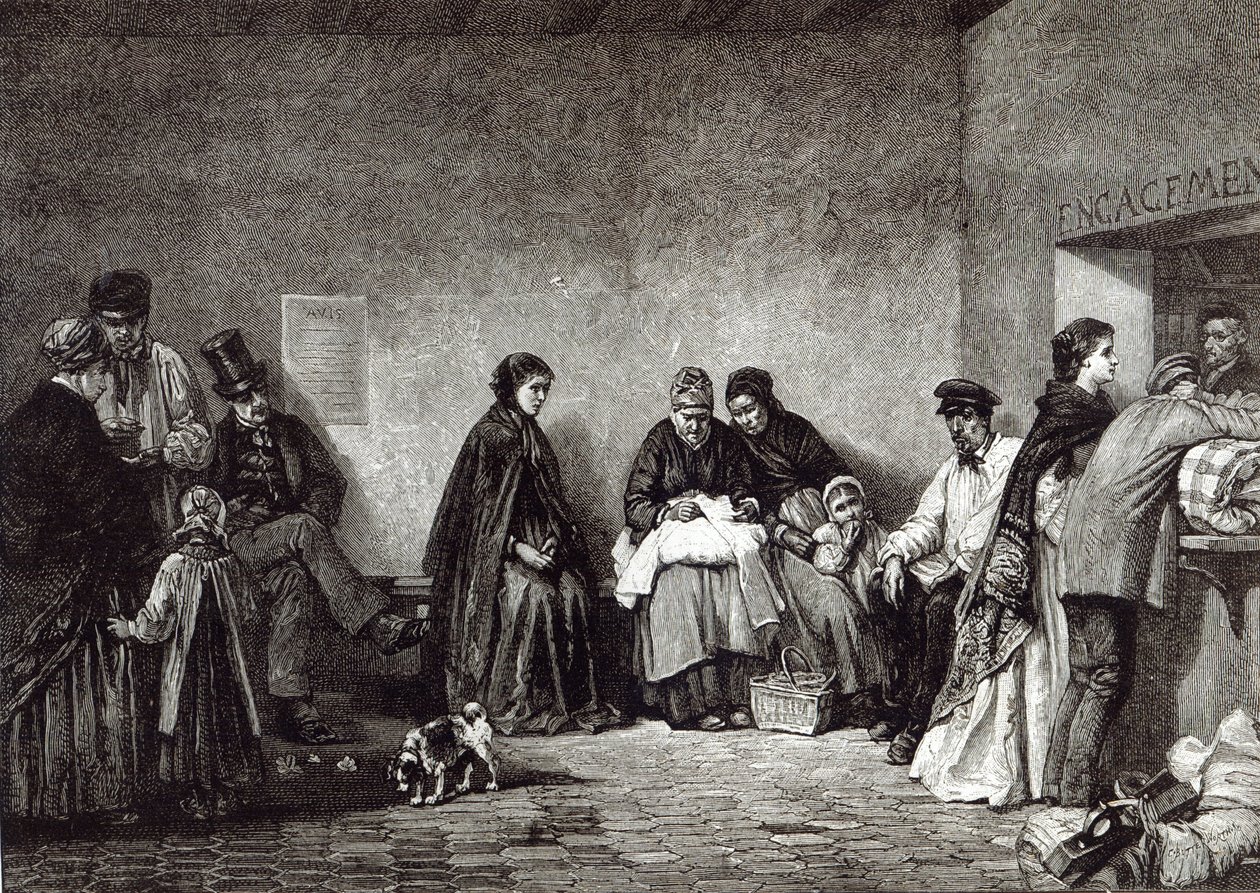 O Mont de Piete, da "Hora do Lazer", 1891 de Ferdinand Heilbuth