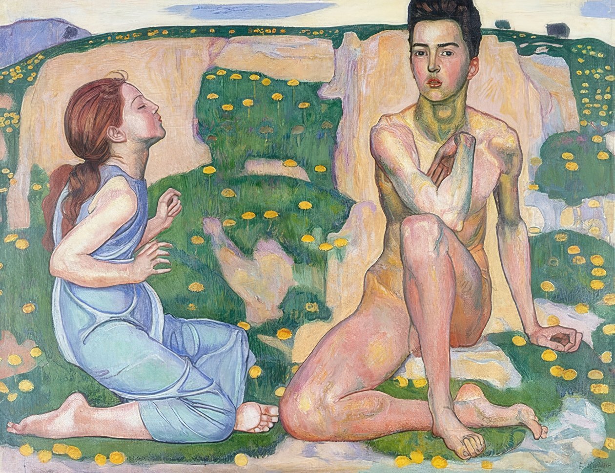 Primavera. 1901 de Ferdinand Hodler