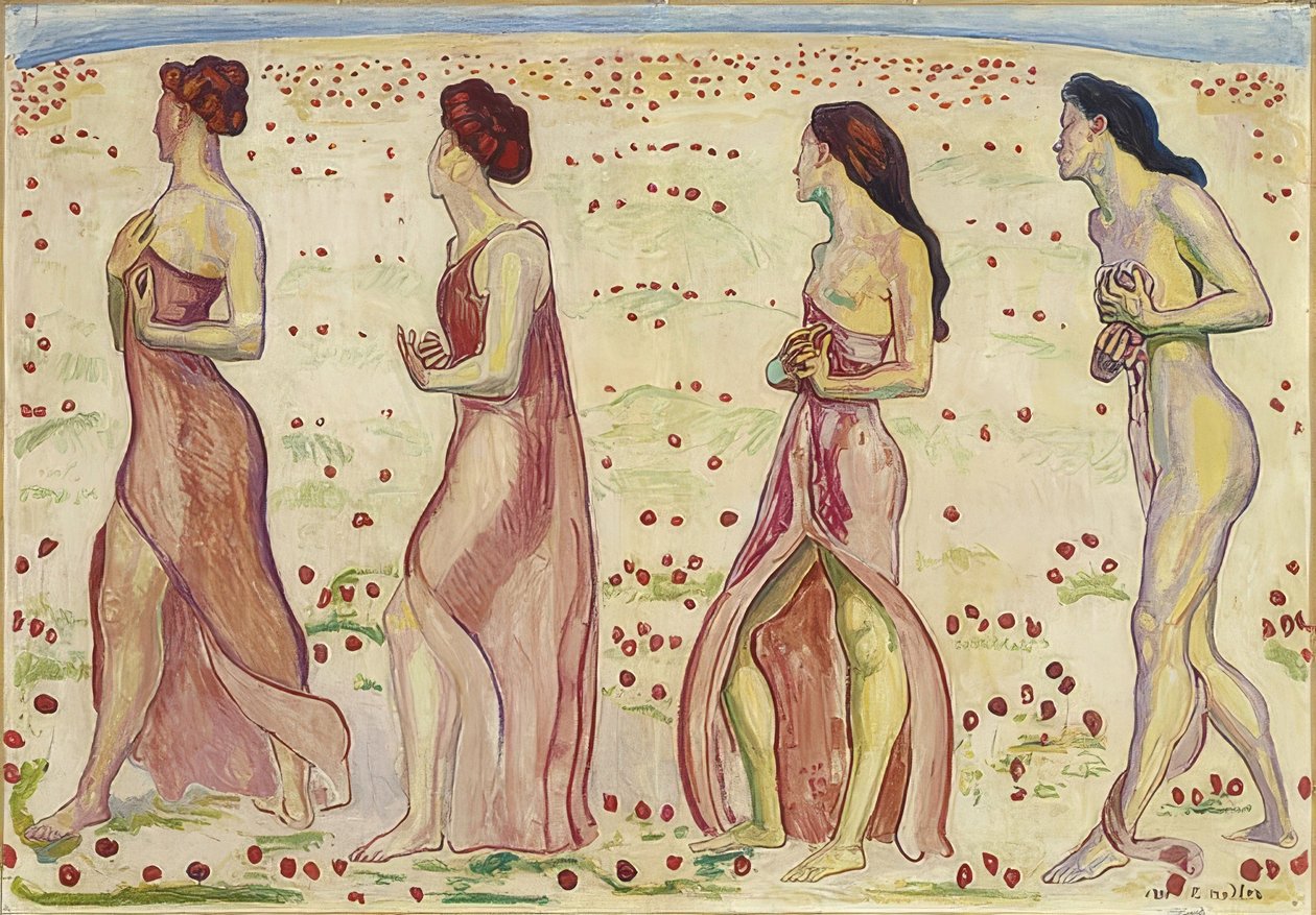 A sensação. 1909-11 de Ferdinand Hodler