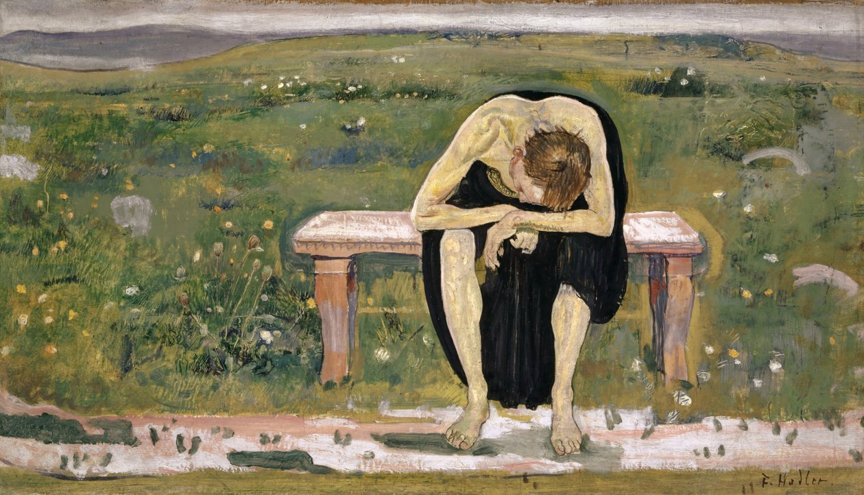 Alma Desapontada, ca 1891. de Ferdinand Hodler