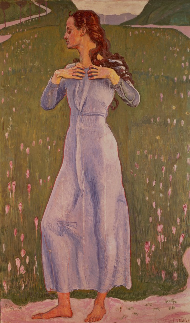 Emoção (emoção), 1900 de Ferdinand Hodler