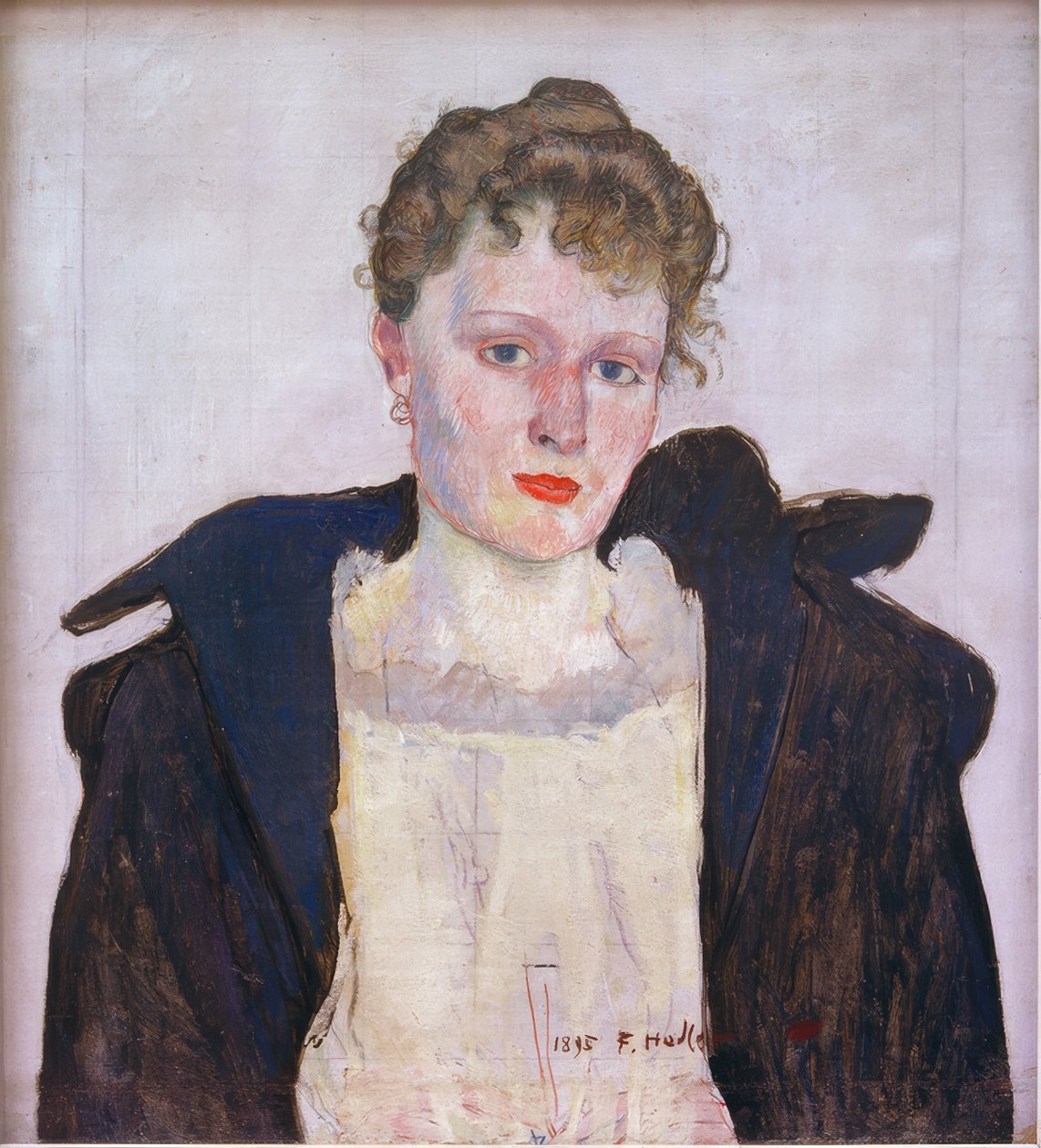 Retrato de uma mulher de Ferdinand Hodler