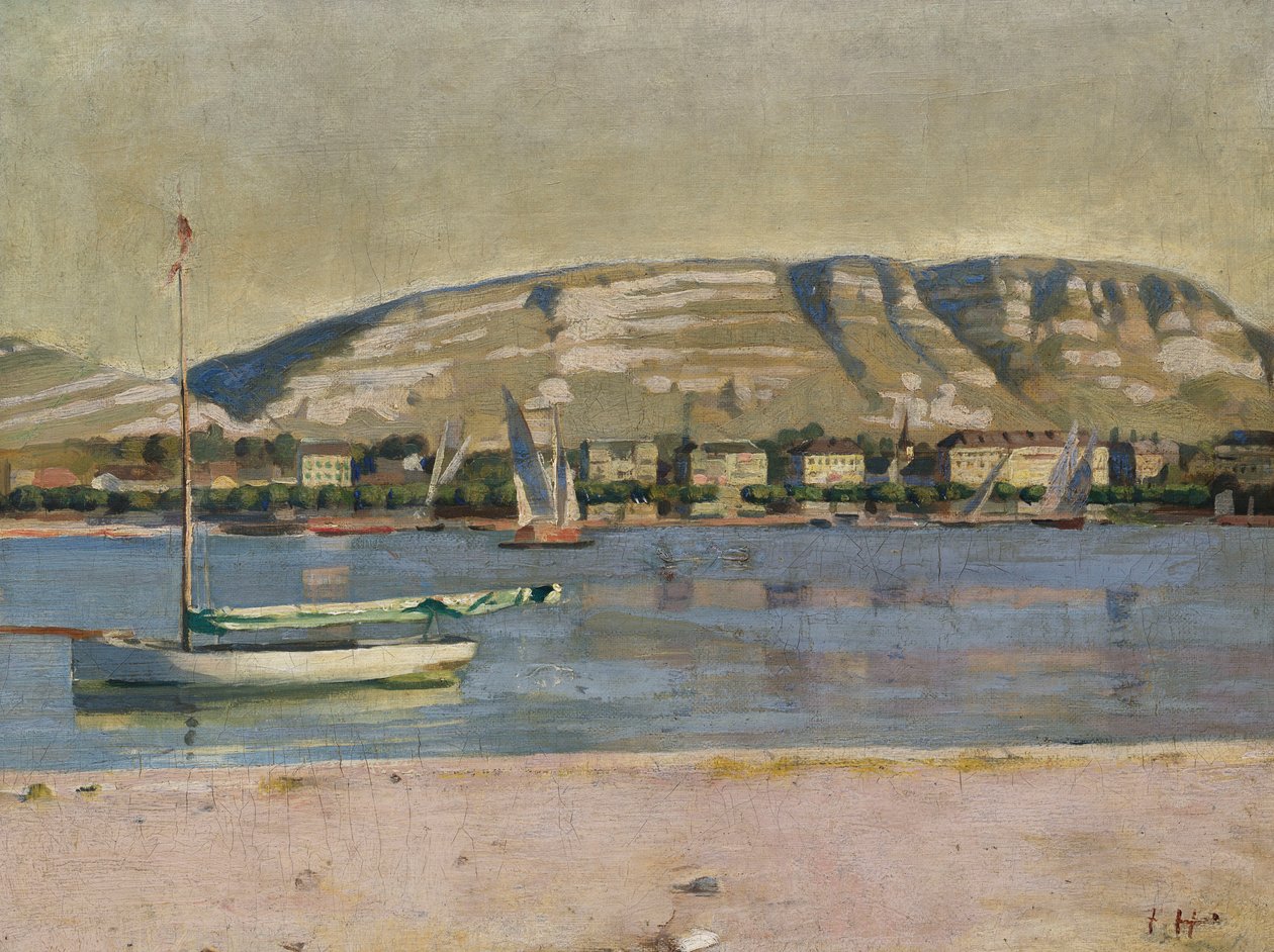 Porto de Genebra e Saleve de Ferdinand Hodler