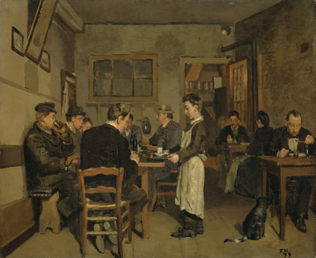 Casa de hóspedes, 1879 de Ferdinand Hodler