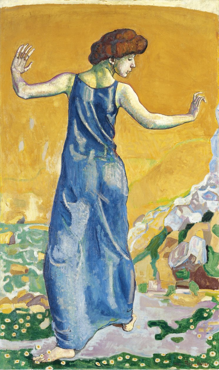 Mulher alegre de Ferdinand Hodler