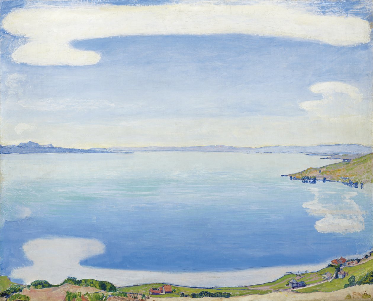 Lago Genebra, visto de Chexbres, 1904 de Ferdinand Hodler