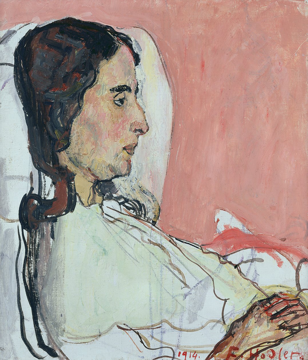 Madame Valentine Gode Darel, Illinois, 1914 de Ferdinand Hodler