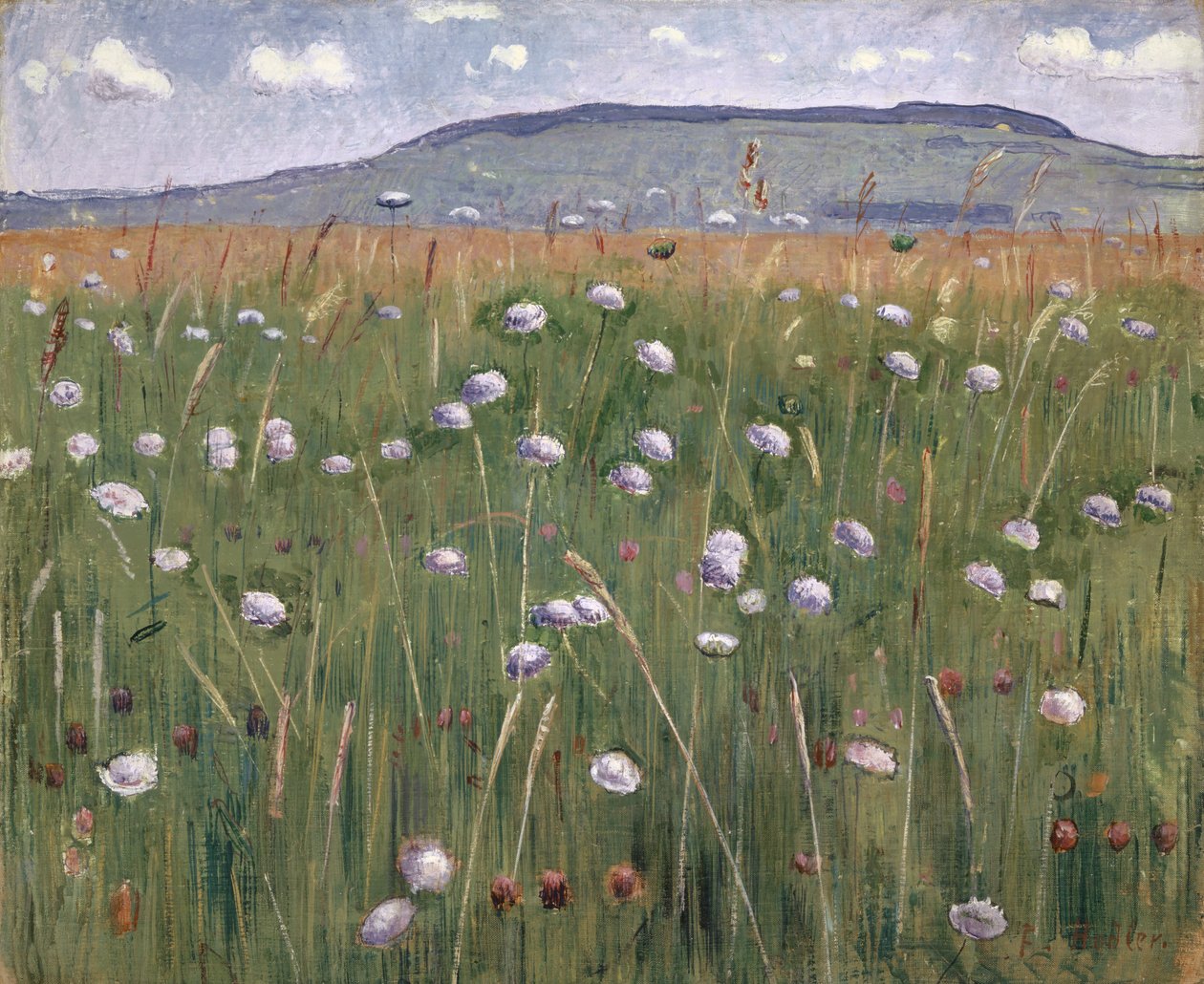 Peça de Prado, c.1901 de Ferdinand Hodler