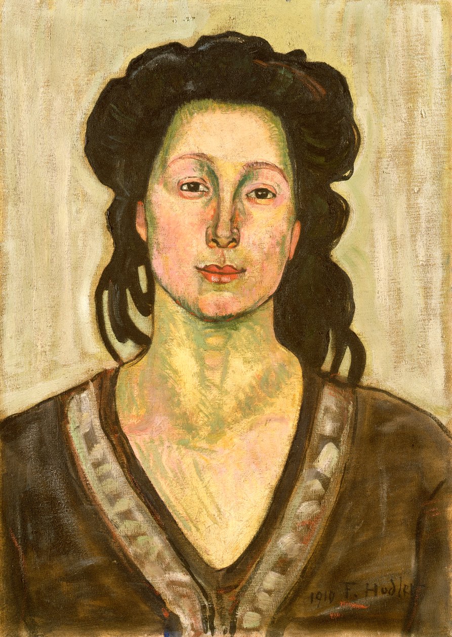 Retrato de Jeanne Cerani, 1910 de Ferdinand Hodler
