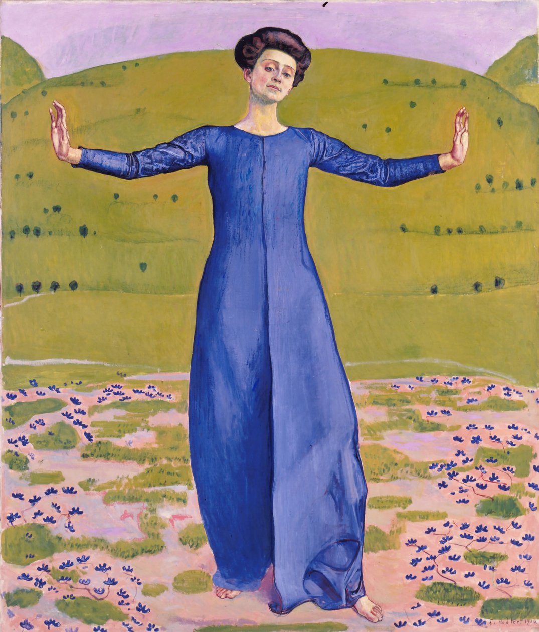 Canção de longe, 1906 de Ferdinand Hodler