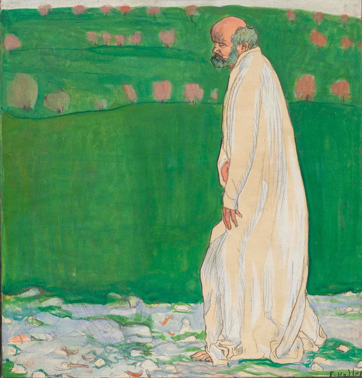 Estudo para Eurythmie. de Ferdinand Hodler