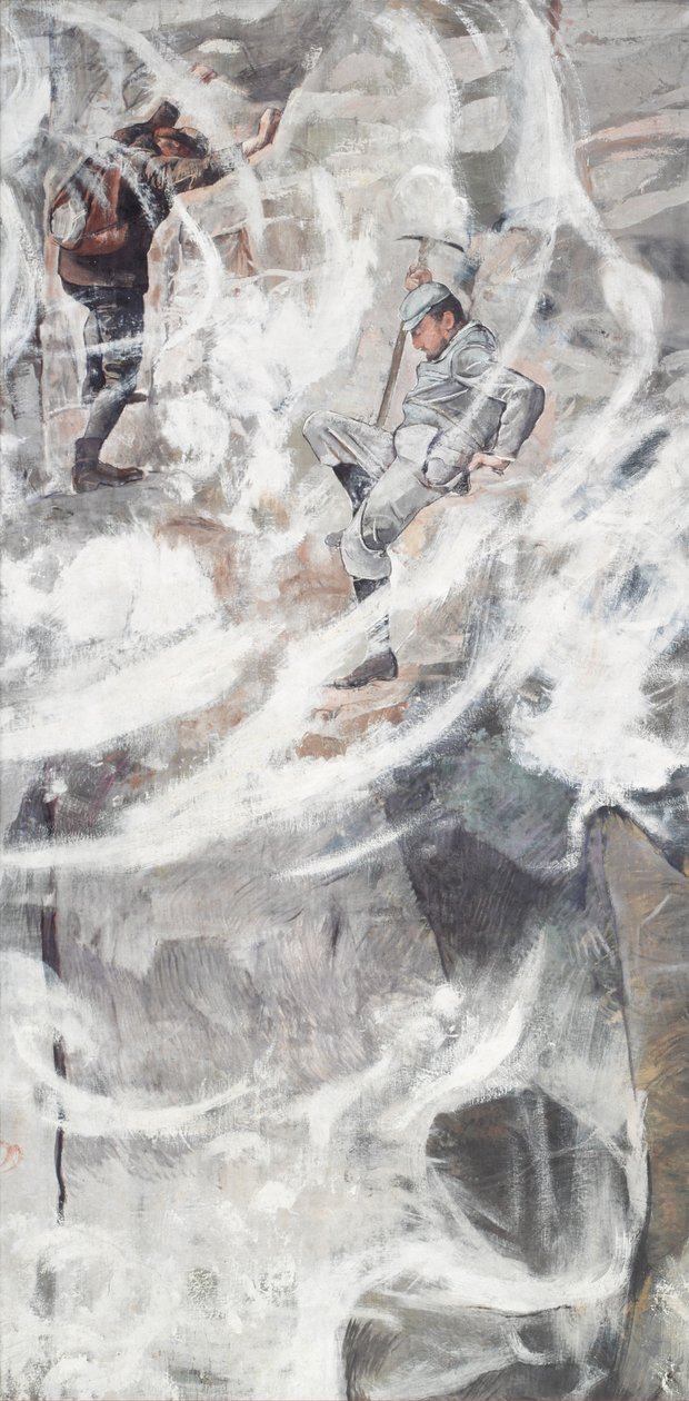 A escalada, 1894. de Ferdinand Hodler