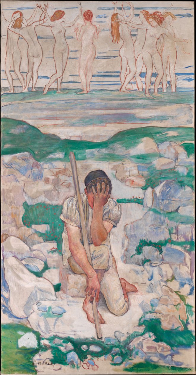 O sonho do pastor de Ferdinand Hodler