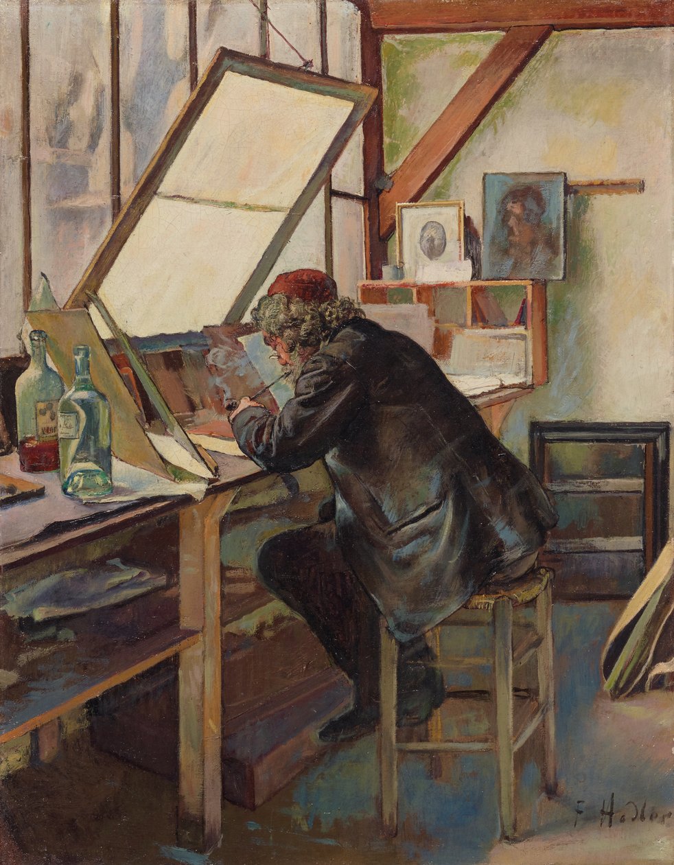 The Engraver de Ferdinand Hodler