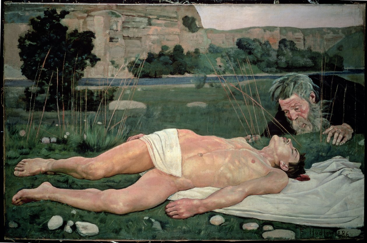O bom samaritano, 1886 de Ferdinand Hodler
