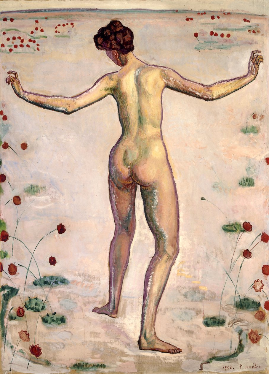 O esplendor das linhas; Glória da linha, 1908 de Ferdinand Hodler