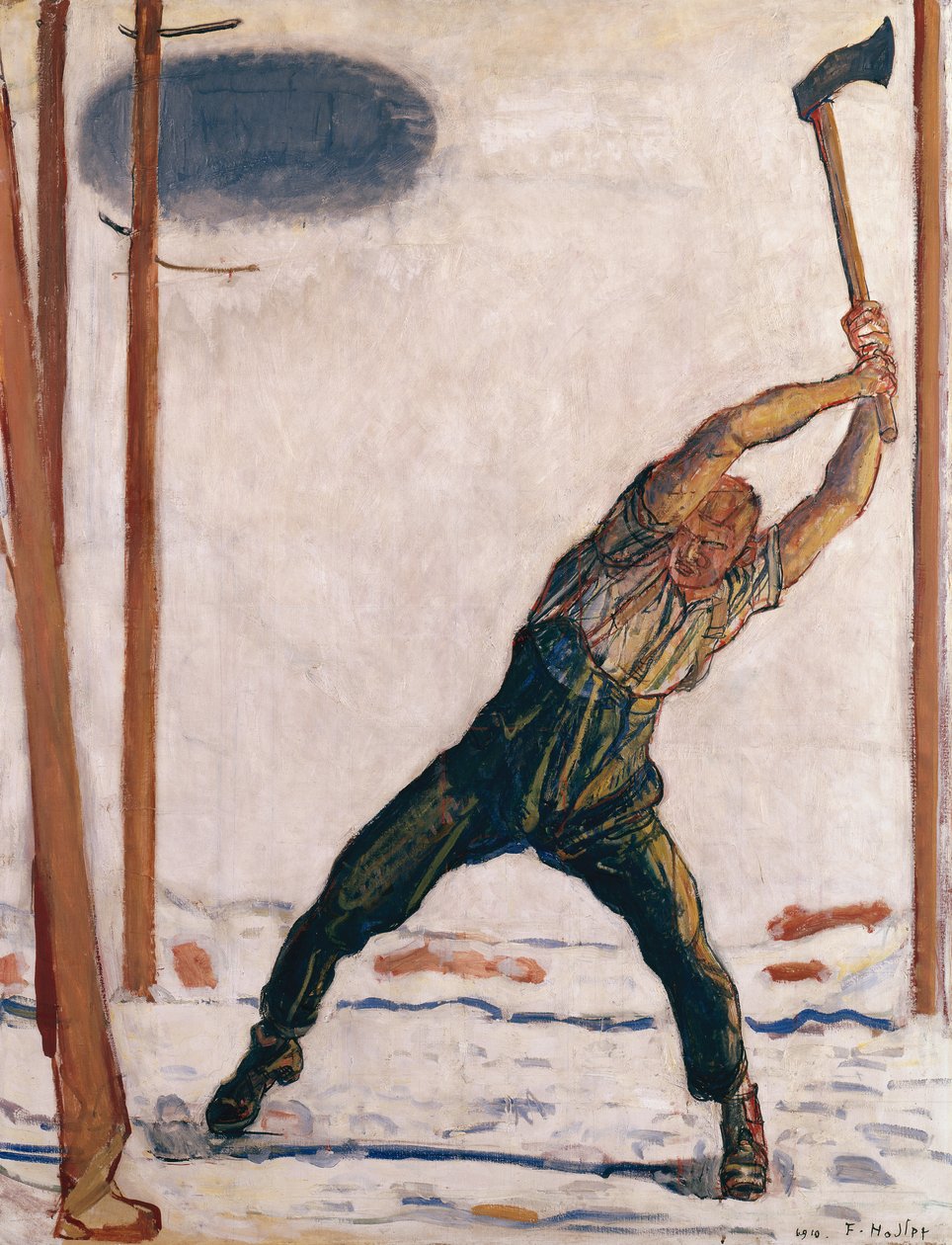 O Lenhador de Ferdinand Hodler