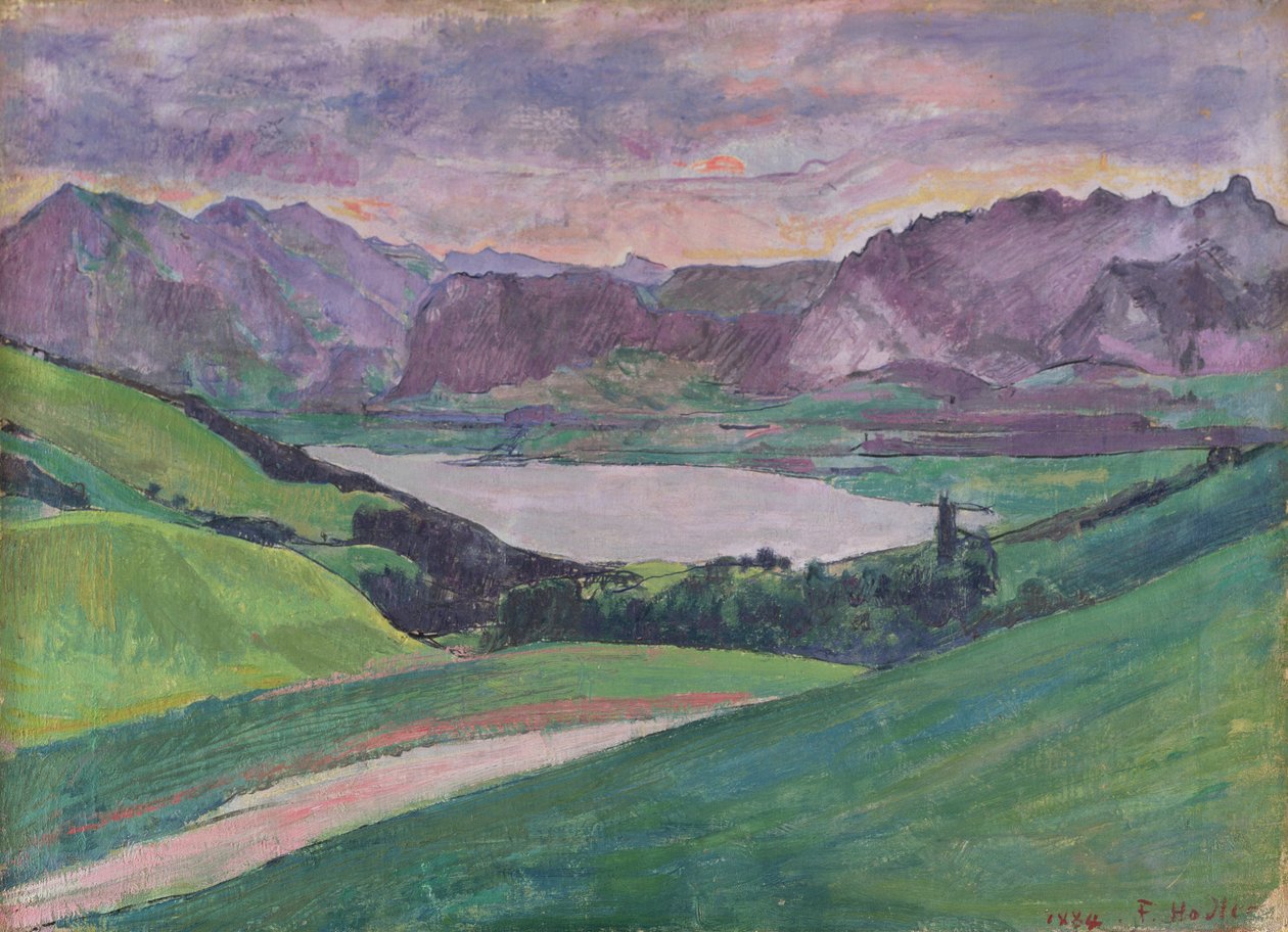 Lago Thun de Ferdinand Hodler