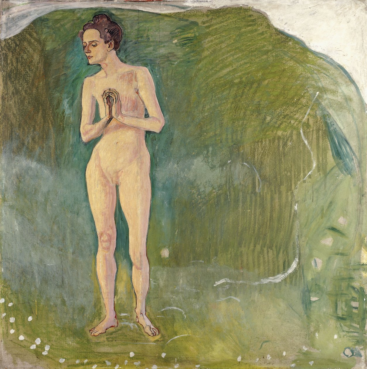Mulher no rio, 1903 de Ferdinand Hodler