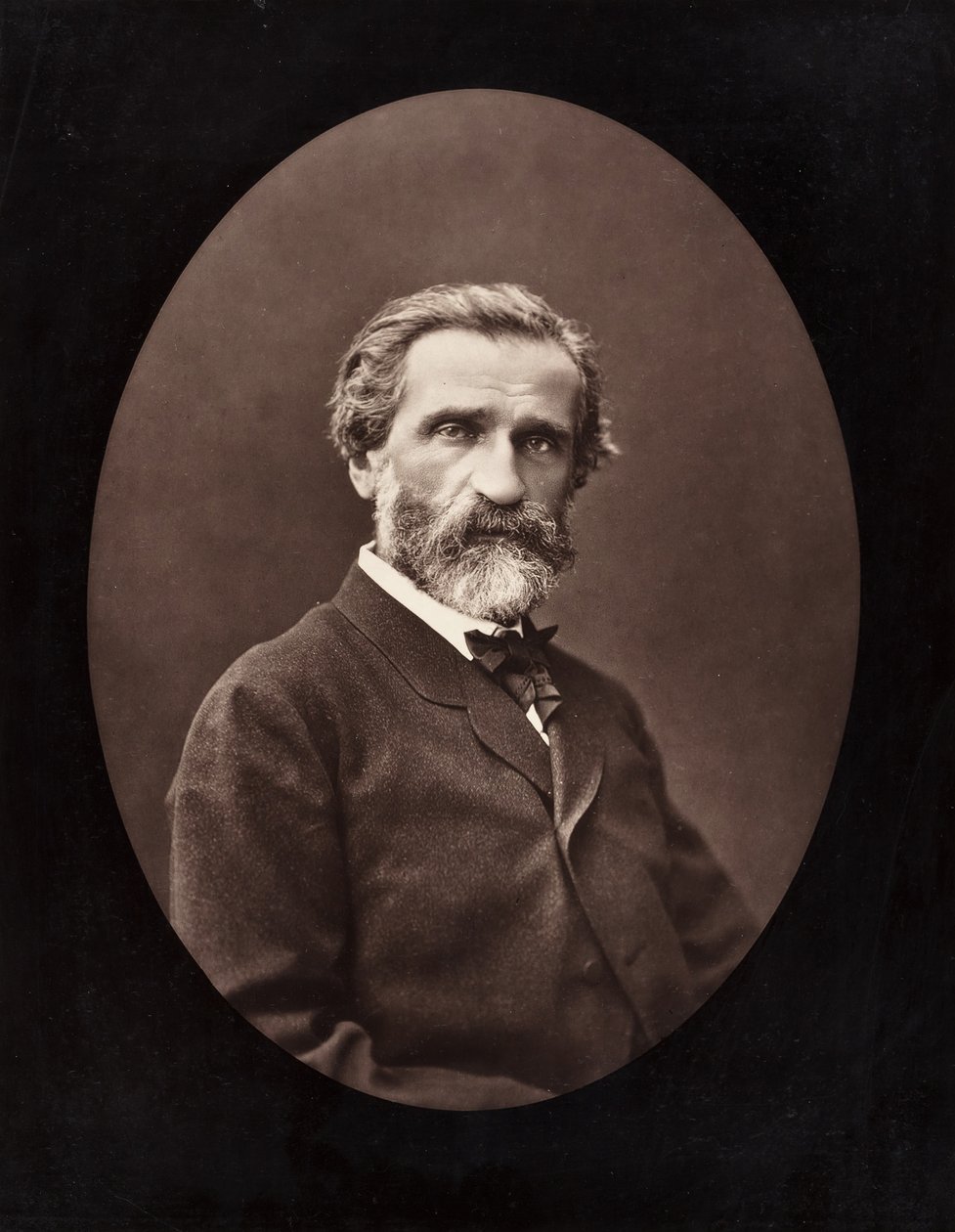 Giuseppe Verdi Compositor italiano, 1813-1901, c. 1872. de Ferdinand J. Mulnier
