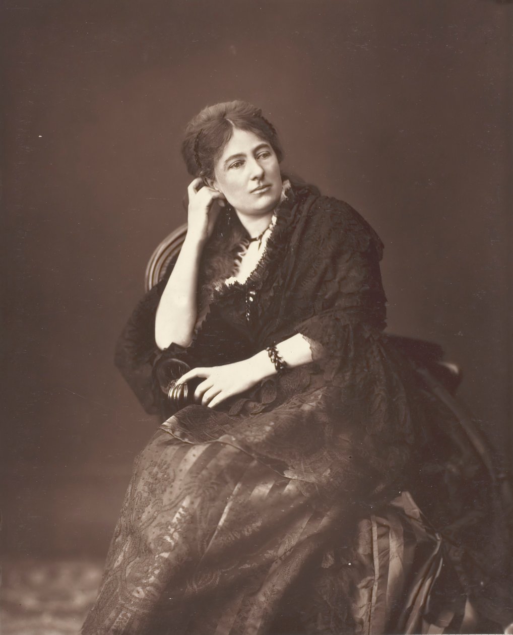 Juliette Lamber, [escritora feminista francesa], c. 1876. de Ferdinand J. Mulnier