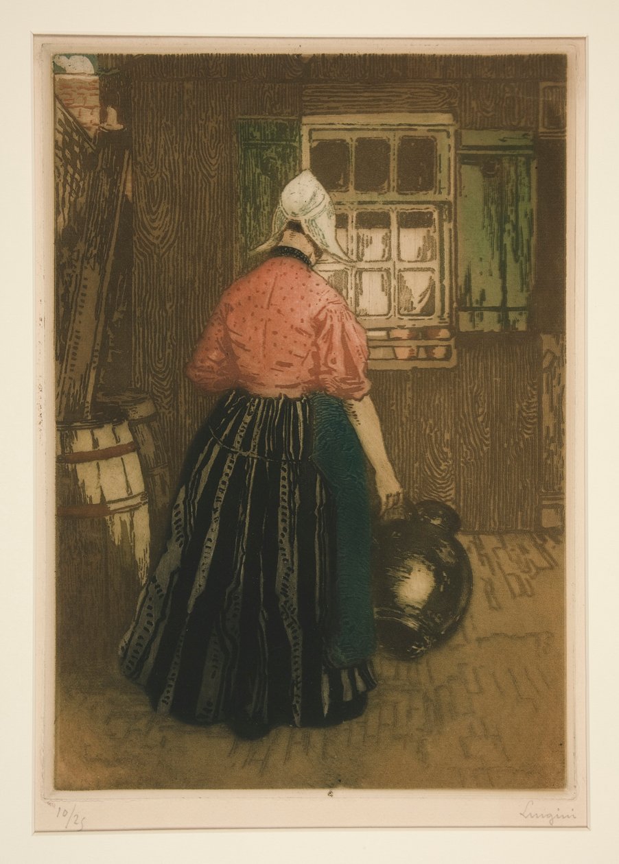 A mulher com o jarro de Ferdinand Jean Luigini