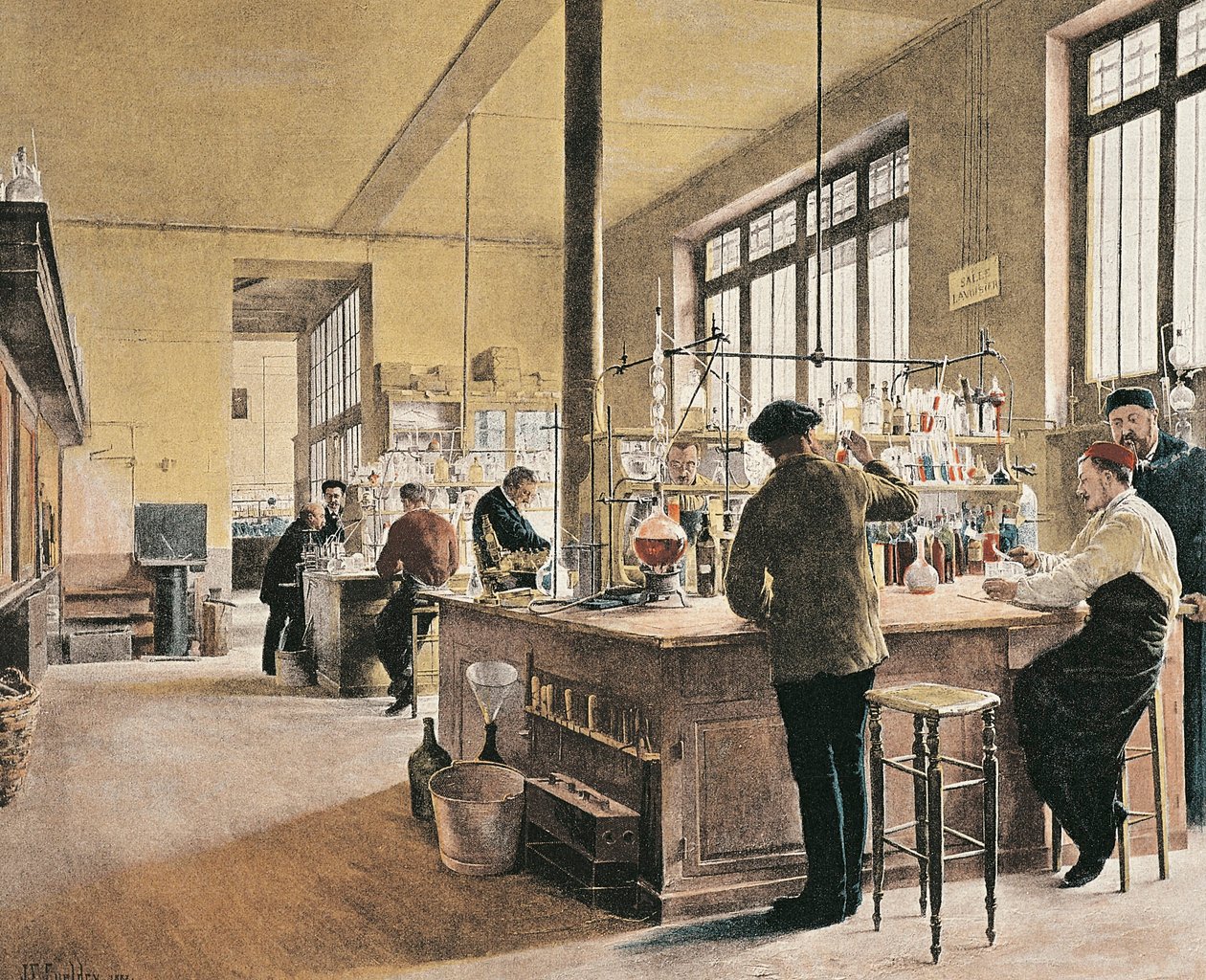França, Paris, Laboratório químico municipal em Paris de Ferdinand Joseph Gueldry