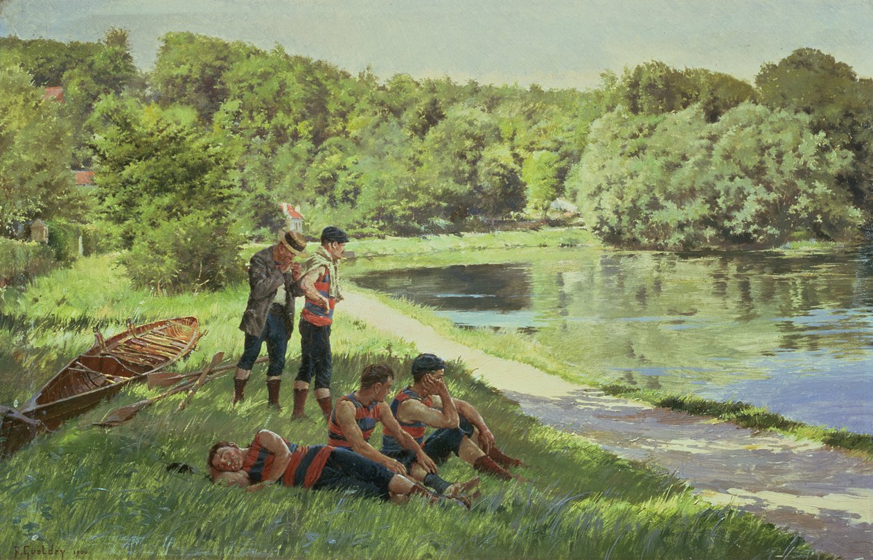 A Equipe Descansando de Ferdinand Joseph Gueldry