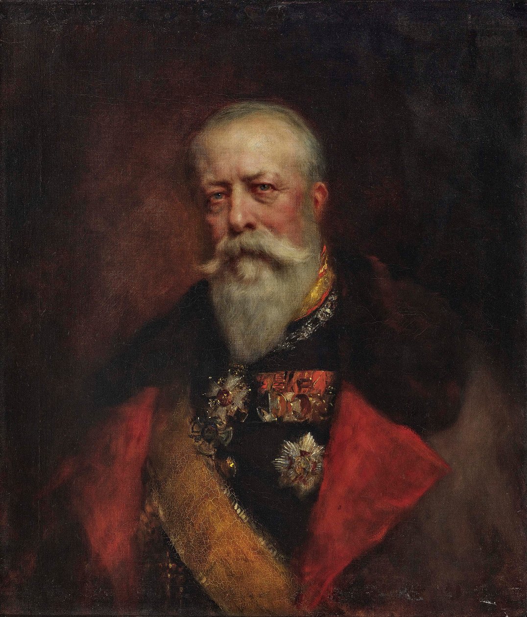 Retrato do Grão-Duque Frederico I de Baden 1826-1907. de Ferdinand Keller