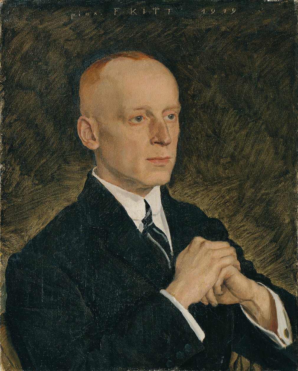 Retrato de um cavalheiro de Ferdinand Kitt