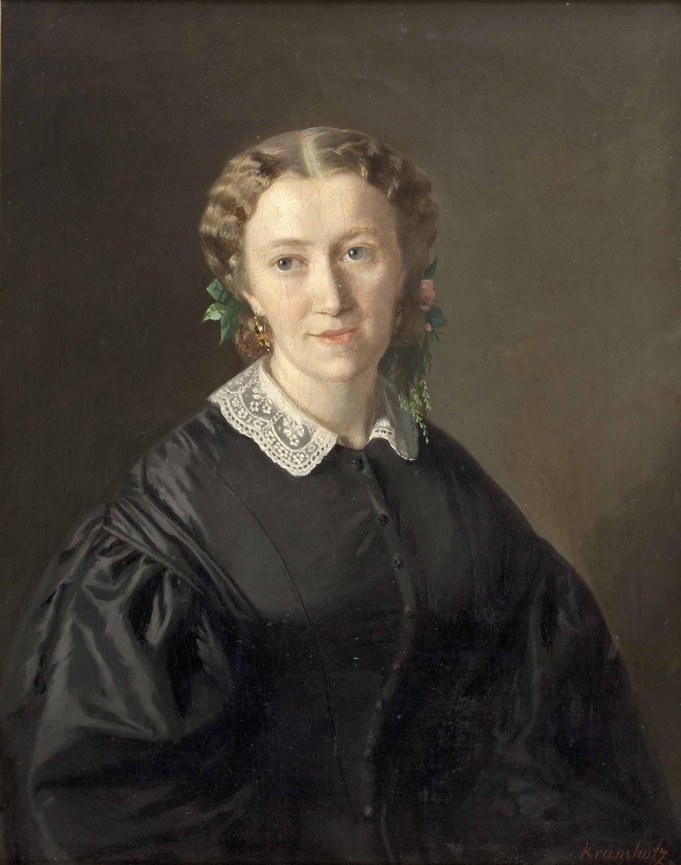 Retrato de uma senhora de Ferdinand Krumholz