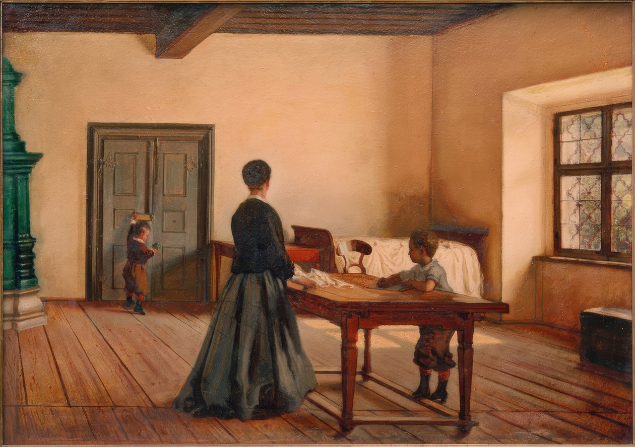 O quarto do artista de Ferdinand Mallitsch