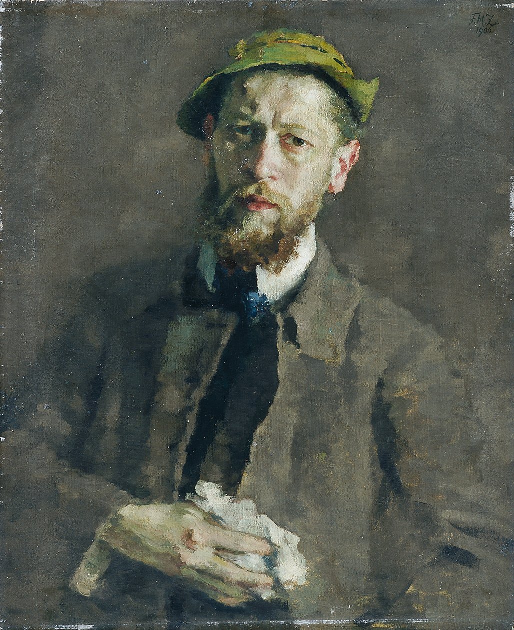 auto-retrato de Ferdinand Matthias Zerlacher