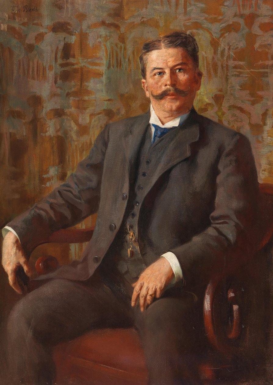 Auto-retrato. de Ferdinand Max Bredt