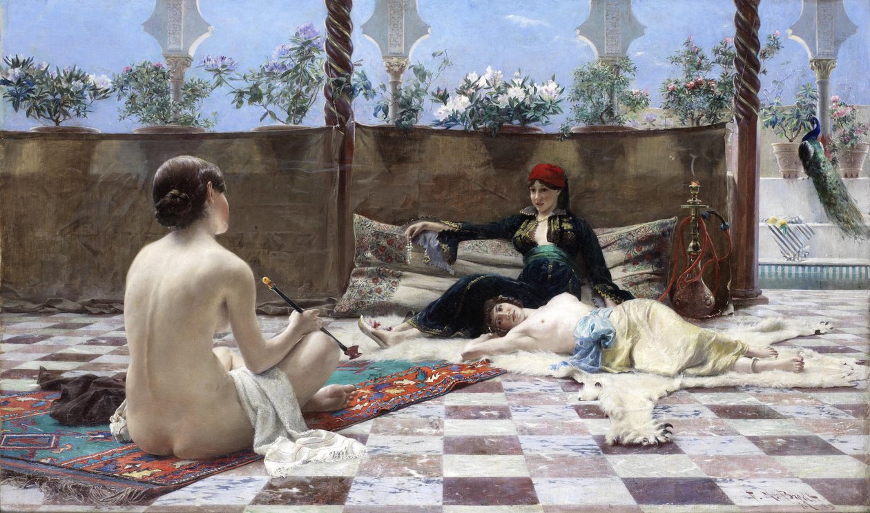 Mulheres Turcas, 1893 de Ferdinand Max Bredt