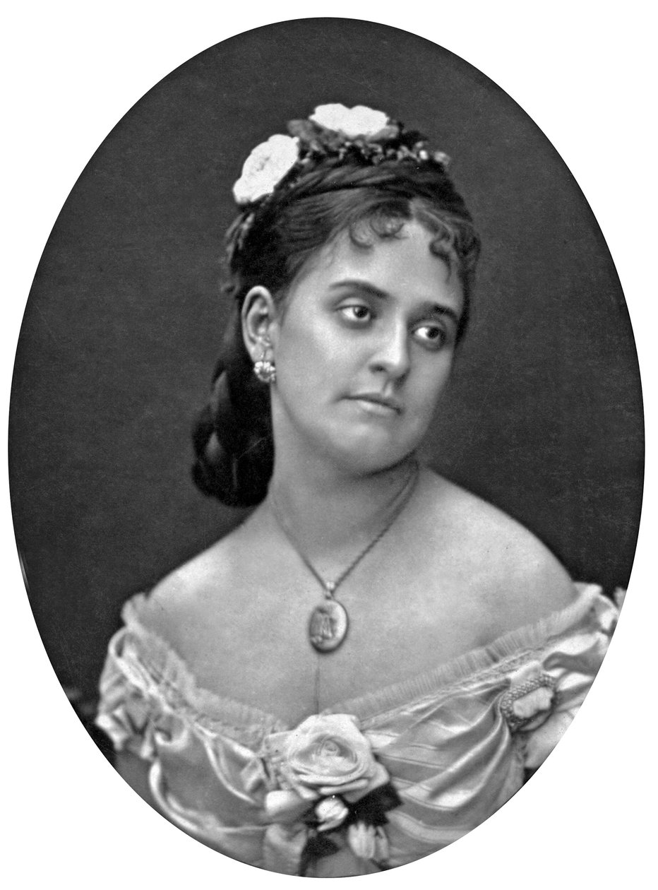 Soprano Anna de Belocca, foto de Mulnier de Ferdinand Mulnier