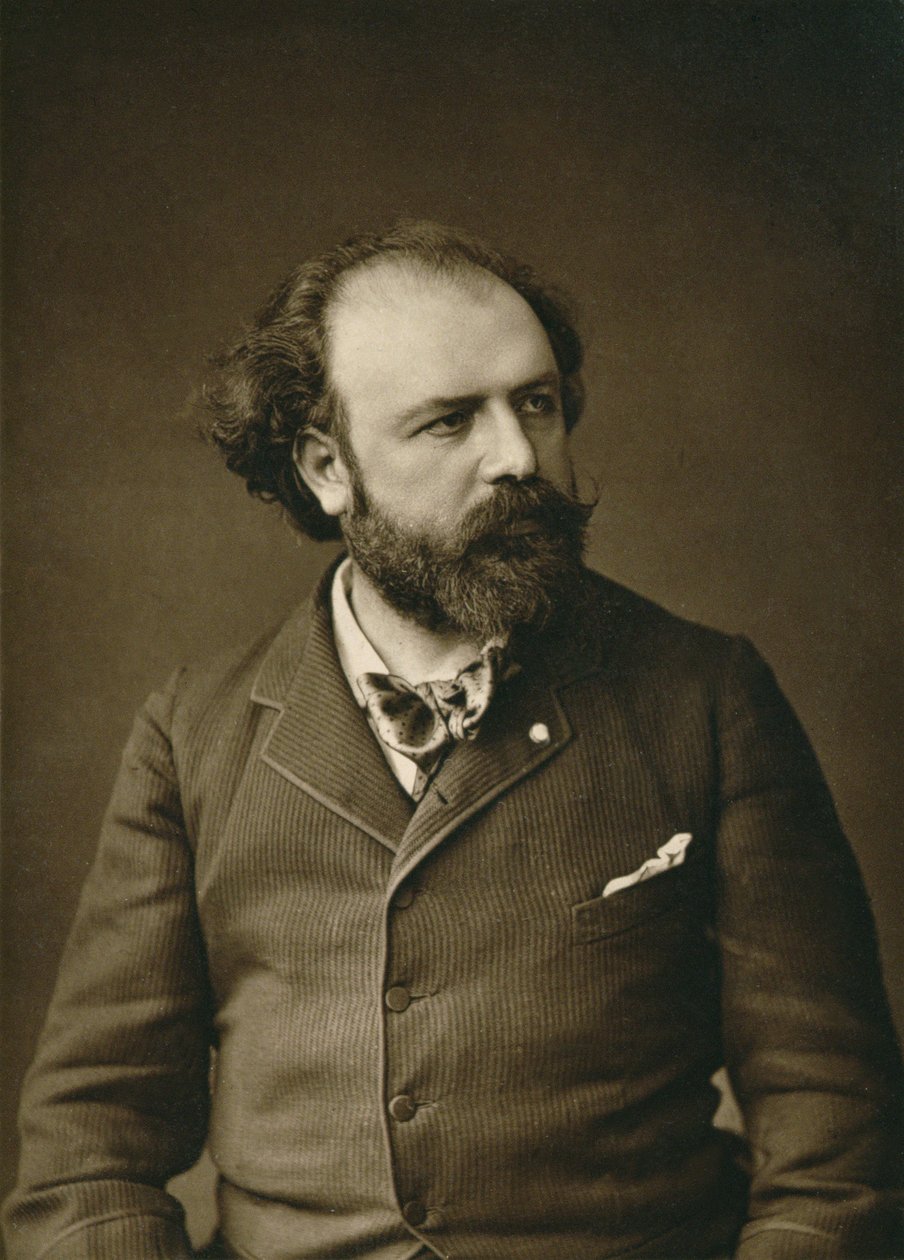 Zacharie Astruc (1835-1907), da Galeria Contemporânea, c.1874-78 de Ferdinand Mulnier
