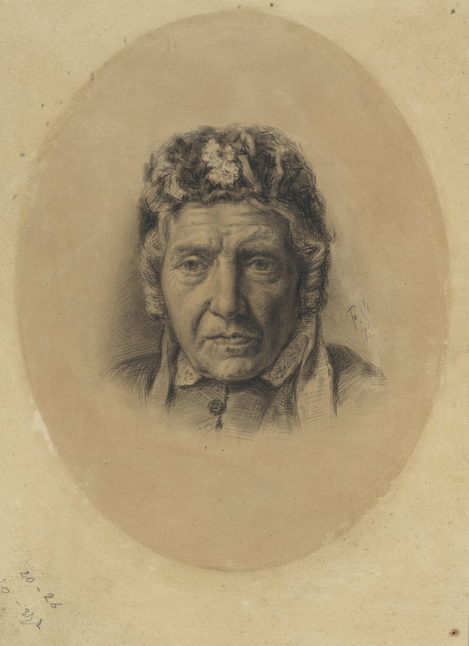 Retrato de J.M. Vogelsang de Ferdinand Oldewelt