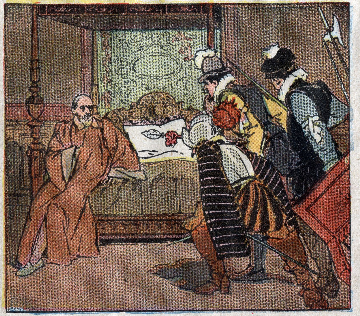 História da França: Assassinato de Gaspard de Coligny (Almirante de Coligny de Ferdinand Raffin